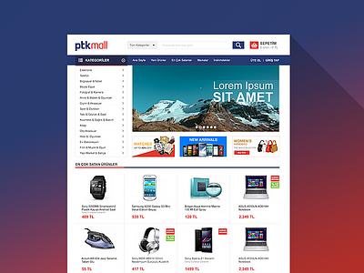 Ptkmall E-Commerce Web Site