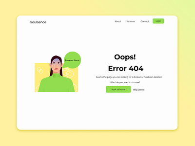 404 page app dailyuichallenge design graphic design logo ui ux