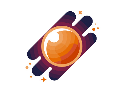 July Pluto avatar icon julypluto logo pluto space vector warm