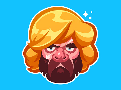 Tyrion | The Little Lion character fanart game of thrones got hbo illustration inspired lannister lion series tyrion vector
