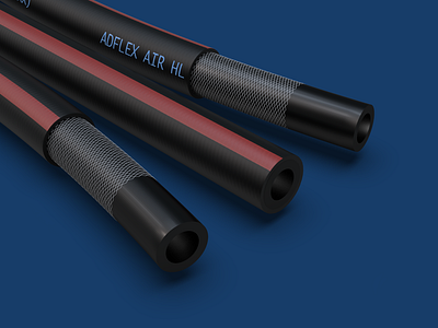 Adflex Hosepipe - AIR HL 3d art 3d modeling 3d rendering 3d visualization branding graphic design product design product rendering product visualization productphotography