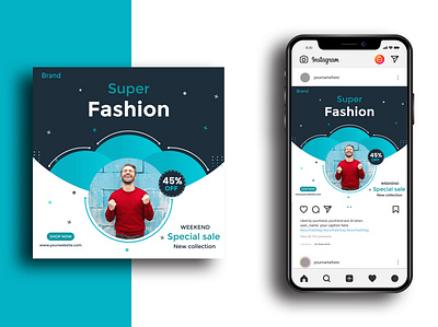 Instagram super fashion post banner ad banner animation back to school banner banners branding cover facebook facebook ad facebook cover graphic design instagram banner instagram stories instagram template modern banner motion graphics social media banner social media post design ui unique style