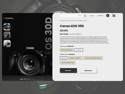 Product Page-Canon EOS 30D