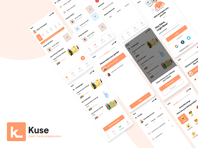 Kuse - A Habit Tracking Application app design designidea designideas graphic design habit tracking health healthapp idea product design ui ui design userinterface
