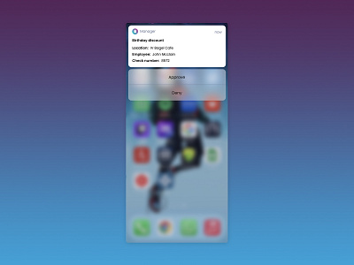 Push Notification | Selected Actions