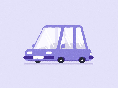 Car car flatdesign illustration motiondesign