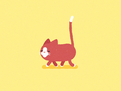 No More Cat cat flatdesign illustration motiondesign wip