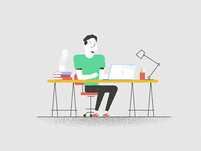 Another Desk characterdesign deskdesign illustration motionproject study