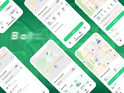 App Consept app app design branding design public transport rebranding scooter taxi app ui ux