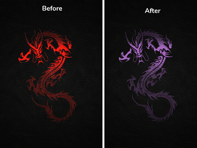 dragon colour change color change photoshop editing