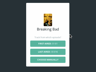Teevy Show card animation breaking bad card episode flip gif settings show teevy tile tv update