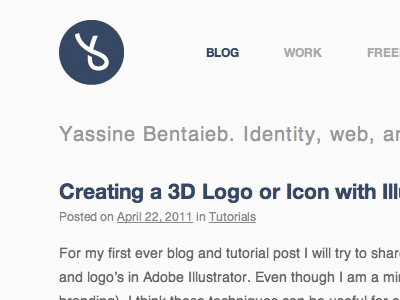yassinebentaieb.com yassinebentaieb.com live launch website blog portfolio freebies tutorials