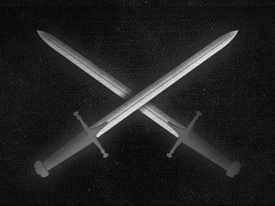 Swords of Thrones crossed game of thrones illustration steel swords