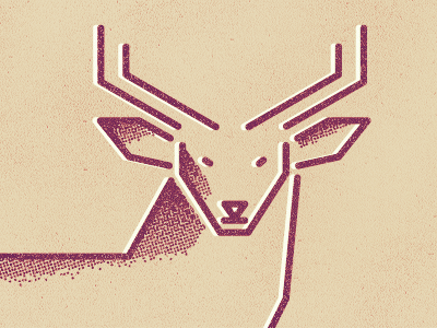 Reindeer card christmas deer illustration reindeer