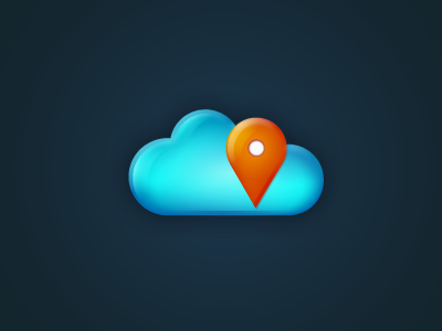 Cloud Location cloud locate location navigate pin