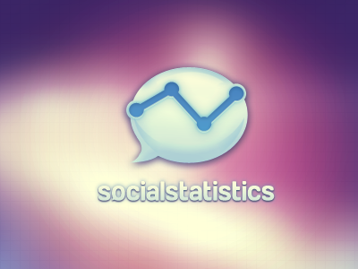 Social Statistics Icon bubble chat graph social speech statistics stats