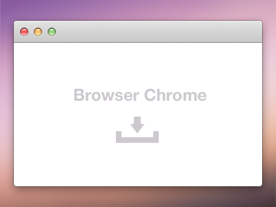 Browser Chrome PSD browser chrome download freebie mac preview ui window