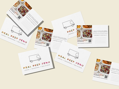 Meal Prep Reno Postcard Design