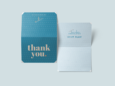 Elegant Thank You Card card design clean design elegant design marketing agency minimalistic thank you card design
