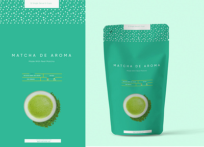 Matcha tea package design icon latte logo matcha minimal minimalism packagedesign tea