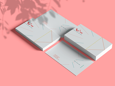 Foldable bussines card for travel company