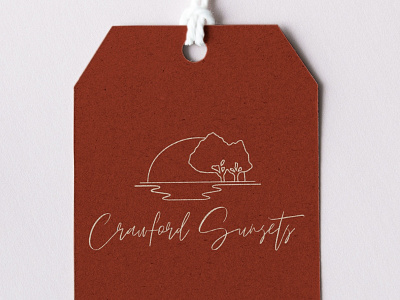 Crawford Sunsets design logo minimal