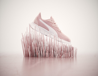 19 Autumn/Winter - Core Interflex 3d art cinema 4d design ecommerce grip illustration minimal photoshop post production product puma shoe social media