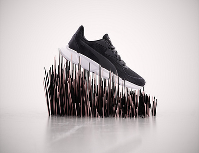 19 Autumn/Winter - Core Interflex 3d art cinema 4d design ecommerce grip illustration minimal photoshop post production product puma shoe social media