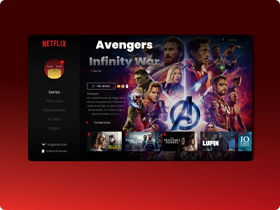 Netflix reDesign aplicación de escritorio app design app design icon ui web ios guide app desktop design interface interfaz de usuario netflix ui ux