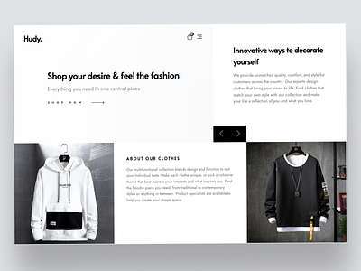 Hudy | E-commerce website