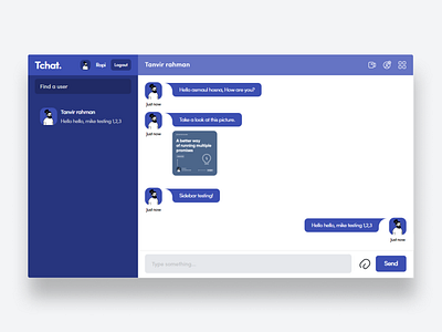 Tchat | Chat application UI