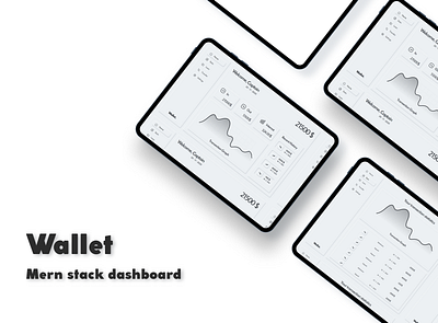 Wallet | Mern stack dashboard app branding design designer developer frontend full stack landing page react.js ui
