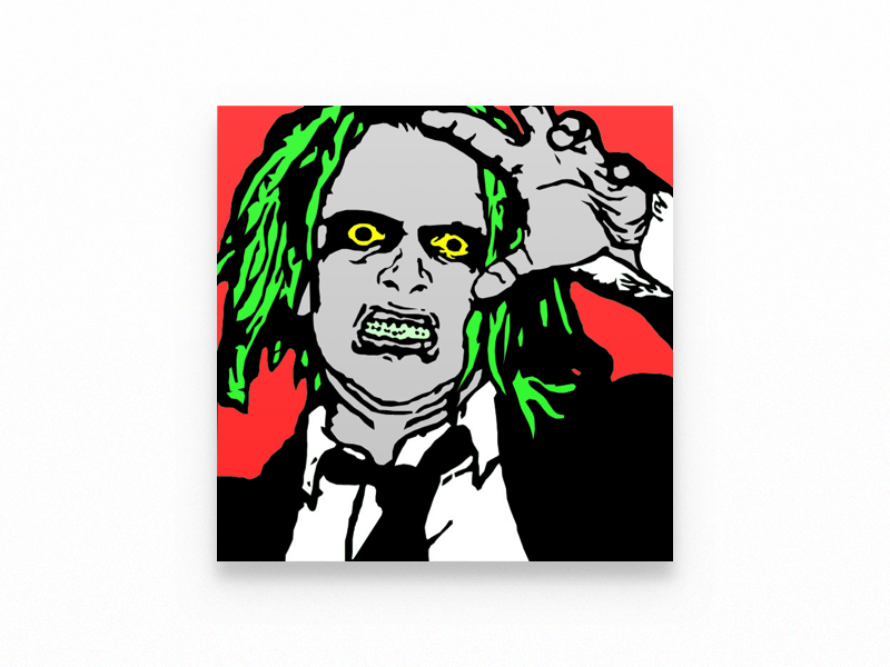 Happy halloween illustration zombie halloween