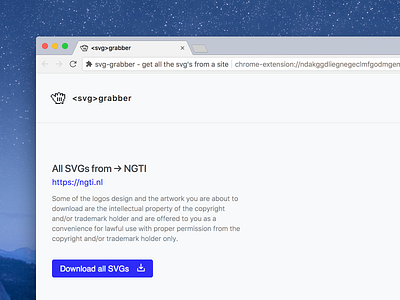 <svg>grabber chrome chrome extension svg tool web