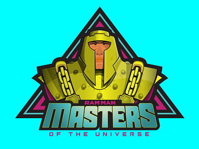 Masters of the Universe Ram Man Illustration