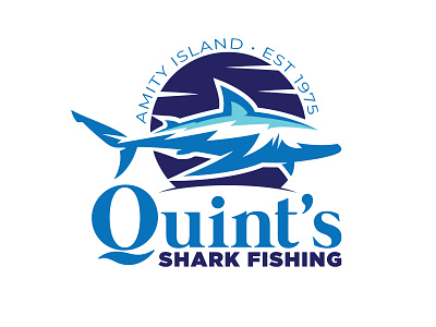 Quint's Shark Fishing Logo