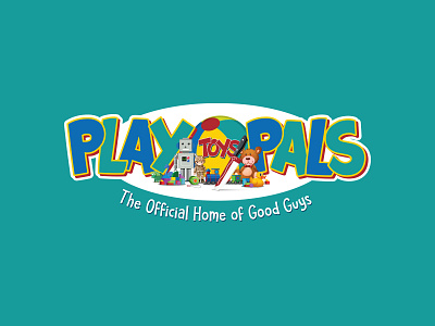 Play Pals Toys Logo childs play chucky design good guy doll horror illustration logo movies toys vector vintage design