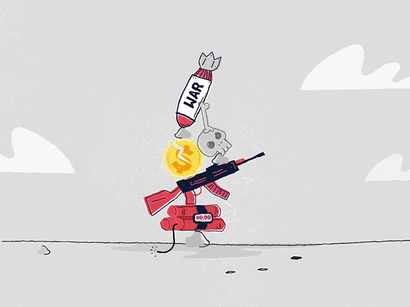 Explosion 2d animation motion leafs animation illustration explode