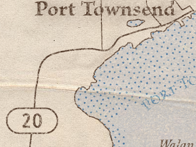 adam@adamwilbert.com aged paper grunge map port townsend texture washington wrinkle