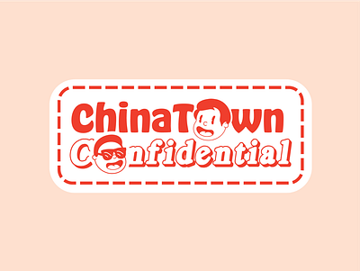 Chinatown Confidential—TV Show Logo branding design illustration logo tv