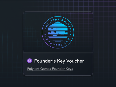 Polyient Games Founder Key Voucher