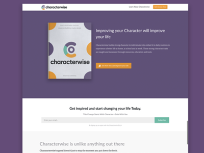 Characterwise Site awesome cool design invites modern ui ux web design