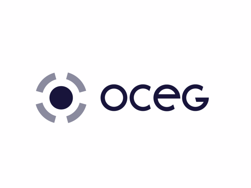 OCEG Logo Sting animated cool gif logo modern motion sting