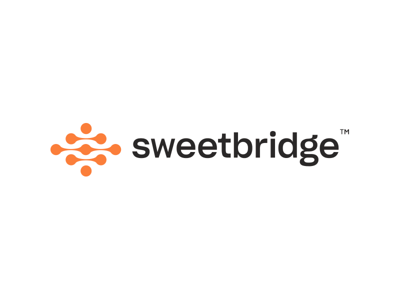 Sweetbridge Logo animated blockchain clean crypto gif logo minimal