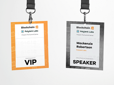 Blockchain48™ Event Badges awesome branding design illustration logo minimal type typography vector