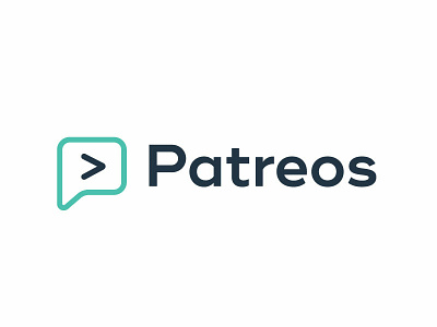 Patreos Logo blockchain blockchain agency branding content creators design illustration logo patreos polyient
