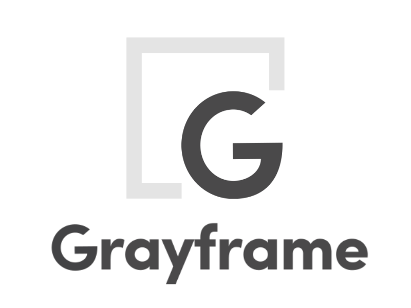 Grayframe Logo Sting animation branding logo sting typography