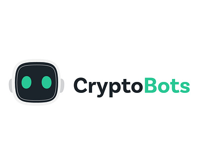 CryptoBots Logo blockchain branding crypto crypto currency cryptocurrency design digitalart