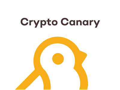 Crypto The Canary bird blockchain blockchaintechnology character concept cryptocurrency design review platform