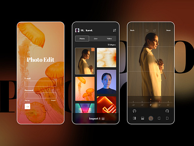 Photo Edit UI APP